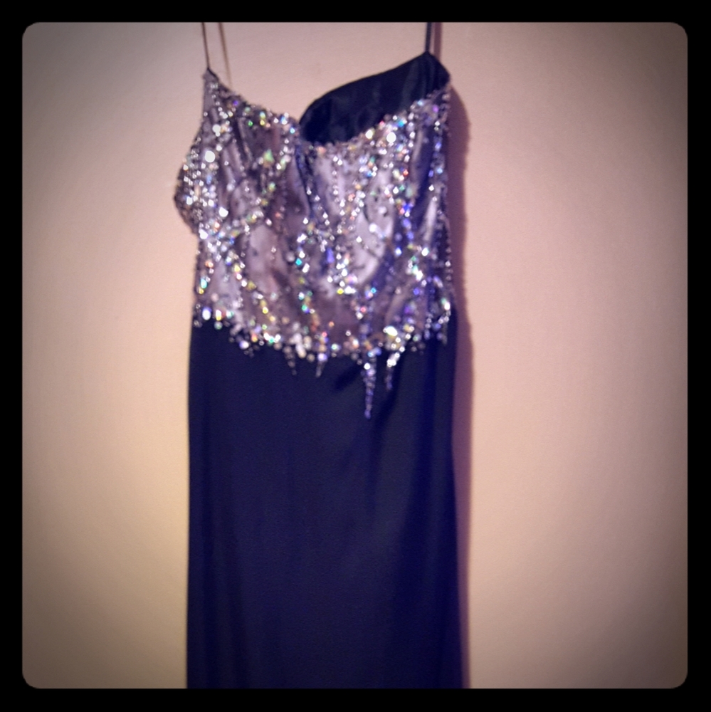 Black formal gown